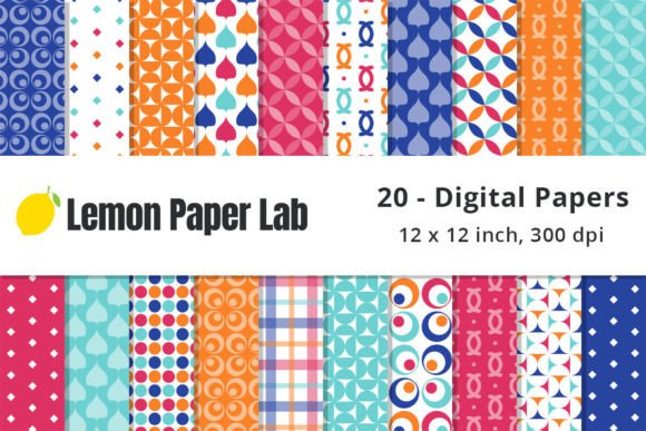 Bright Geometric Printable Paper: A Versatile Tool for Creative Projects