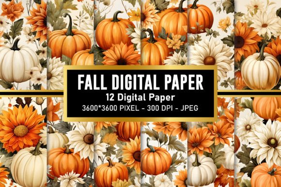 Fall Digital Paper Bundle