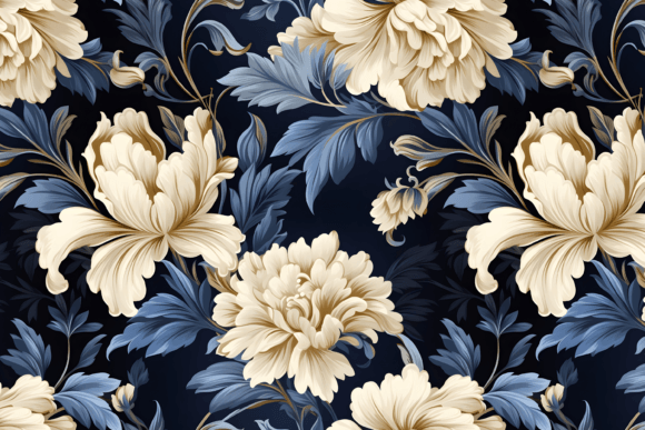 Floral Damask Seamless Pattern: A Versatile Design for Creative Projects