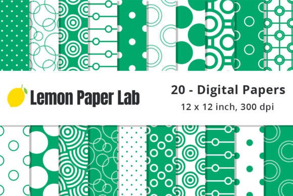 Jade Green Polka Dot Pattern for Creative Projects