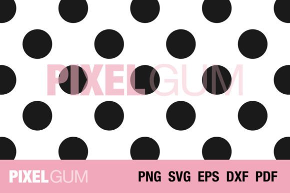 Large Polka Dot Pattern for Creative Projects