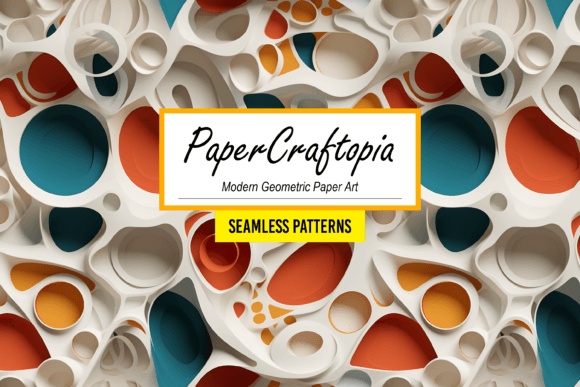 PaperCraftopia - Modern Geometric Paper: A Creative Tool for Designers and Creators
