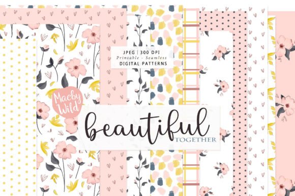 Retro Vintage Watercolor Pattern