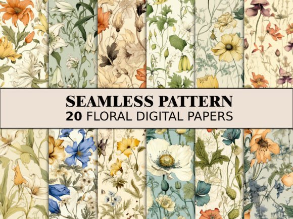 Seamless Floral Pattern Botanical: A Timeless Design Asset for Creative Professionals