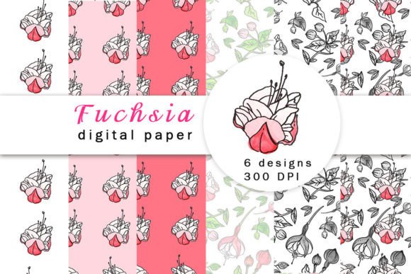 Watercolor Fuchsia: A Versatile Digital Pattern for Creative Projects
