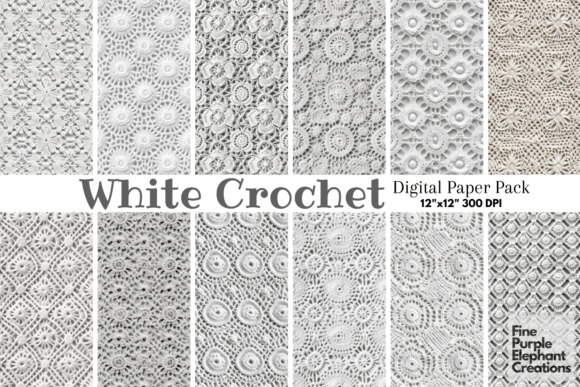 White Granny Squares Crochet Texture: A Versatile Design for Creative Projects